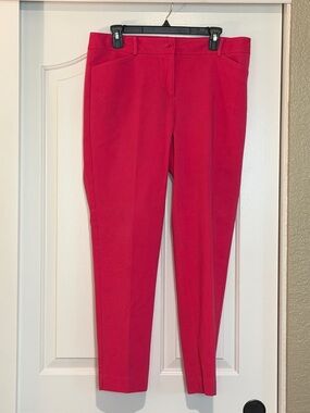 Talbots Bright Pink Skinny Trousers